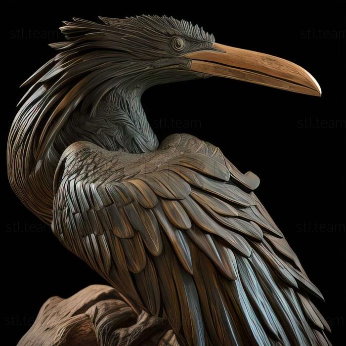 3D модель Phalacrocorax featherstoni (STL)